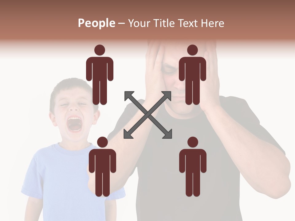 Person Confrontation Male PowerPoint Template