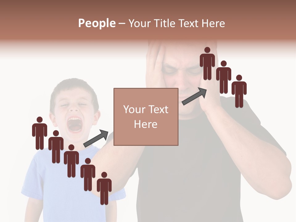 Person Confrontation Male PowerPoint Template