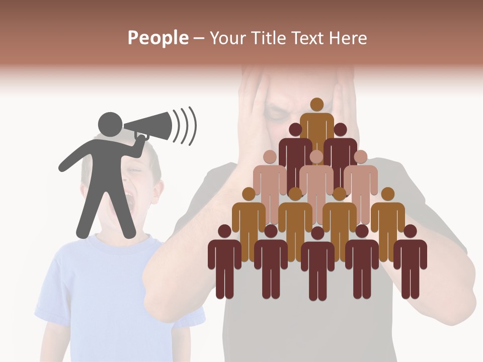 Person Confrontation Male PowerPoint Template