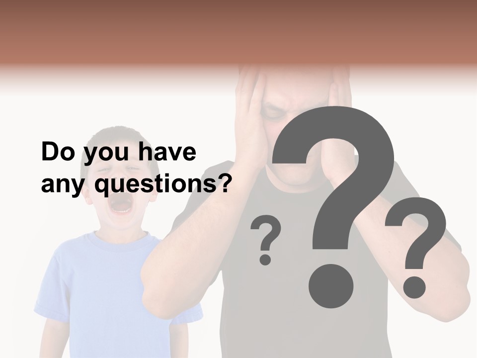 Person Confrontation Male PowerPoint Template