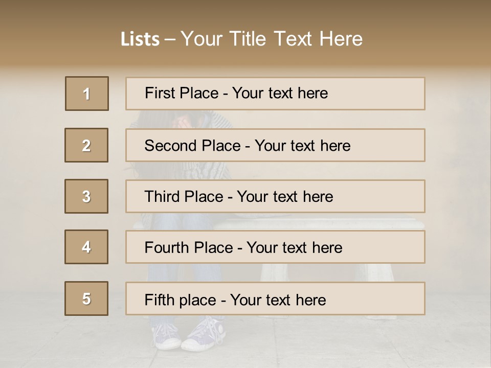 Sadness Feeling Loneliness PowerPoint Template