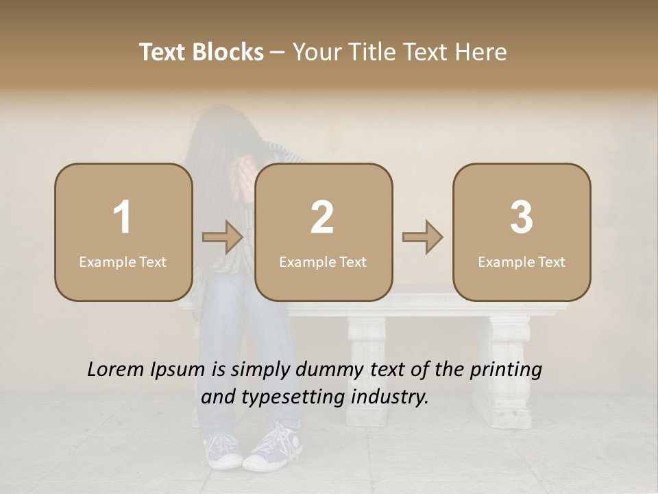 Sadness Feeling Loneliness PowerPoint Template