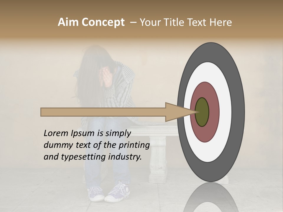 Sadness Feeling Loneliness PowerPoint Template