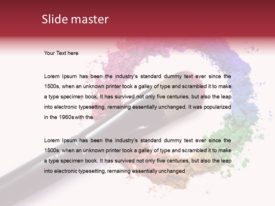 Face Professional White PowerPoint Template