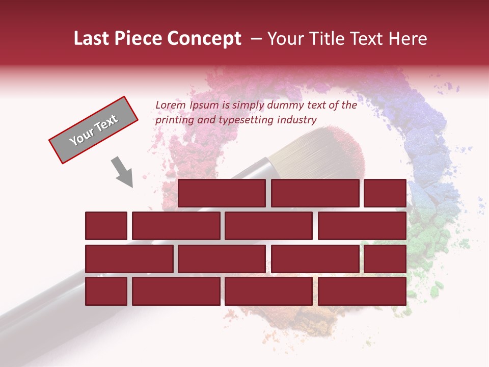 Face Professional White PowerPoint Template