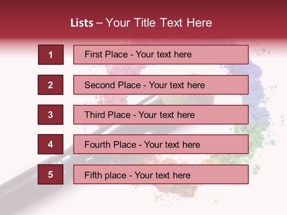 Face Professional White PowerPoint Template
