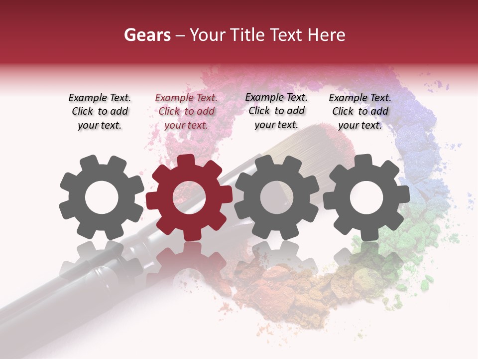 Face Professional White PowerPoint Template