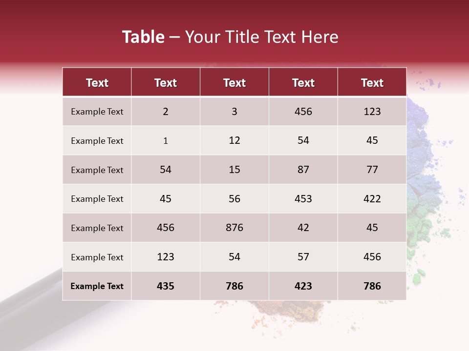 Face Professional White PowerPoint Template