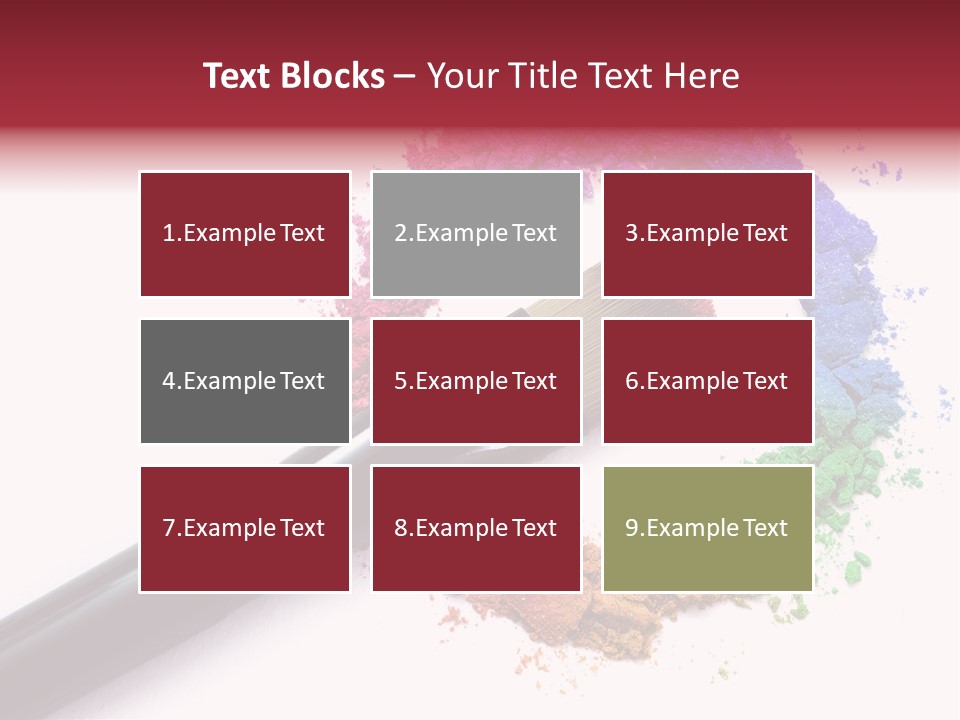 Face Professional White PowerPoint Template