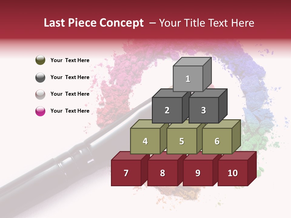 Face Professional White PowerPoint Template