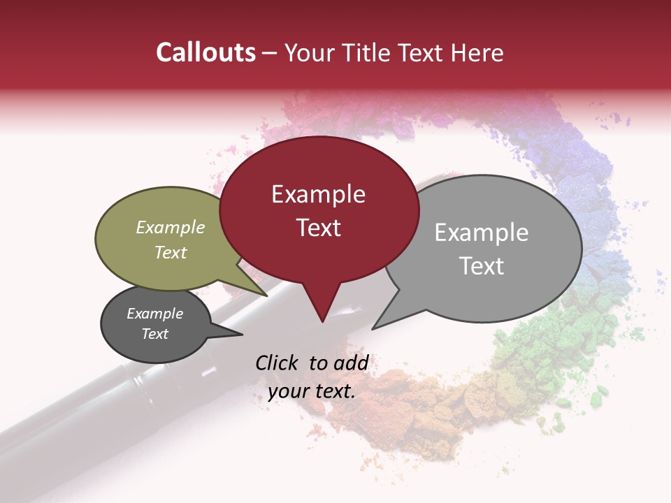 Face Professional White PowerPoint Template