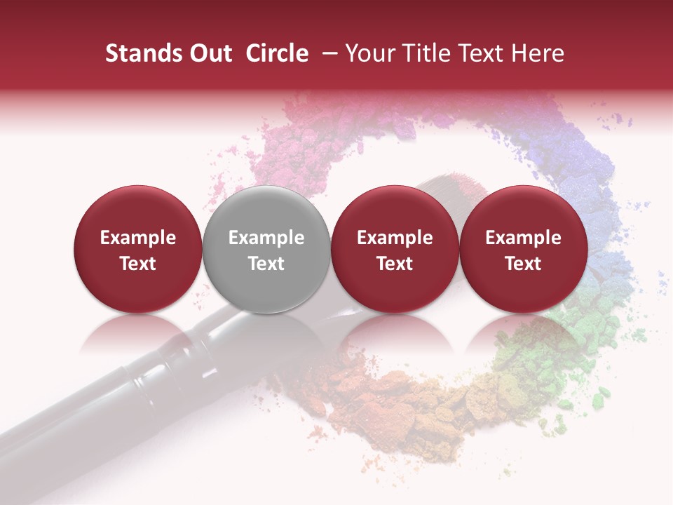 Face Professional White PowerPoint Template