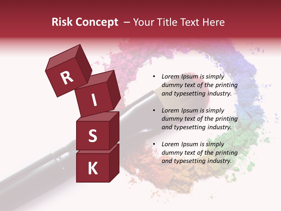 Face Professional White PowerPoint Template