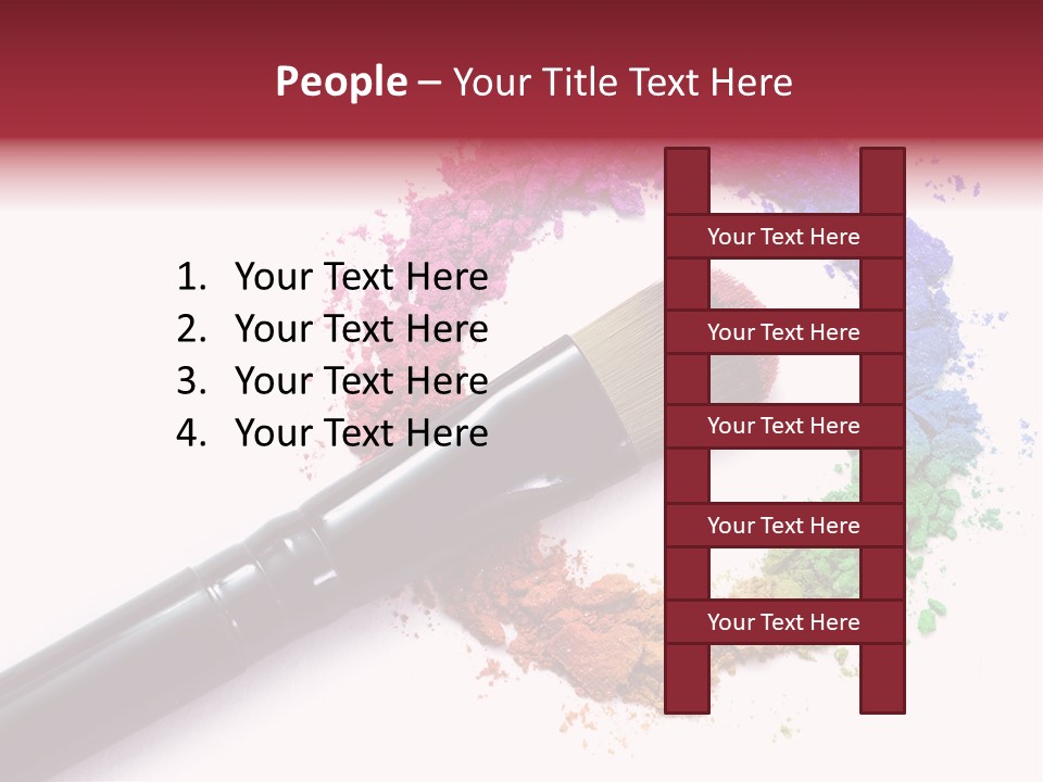 Face Professional White PowerPoint Template