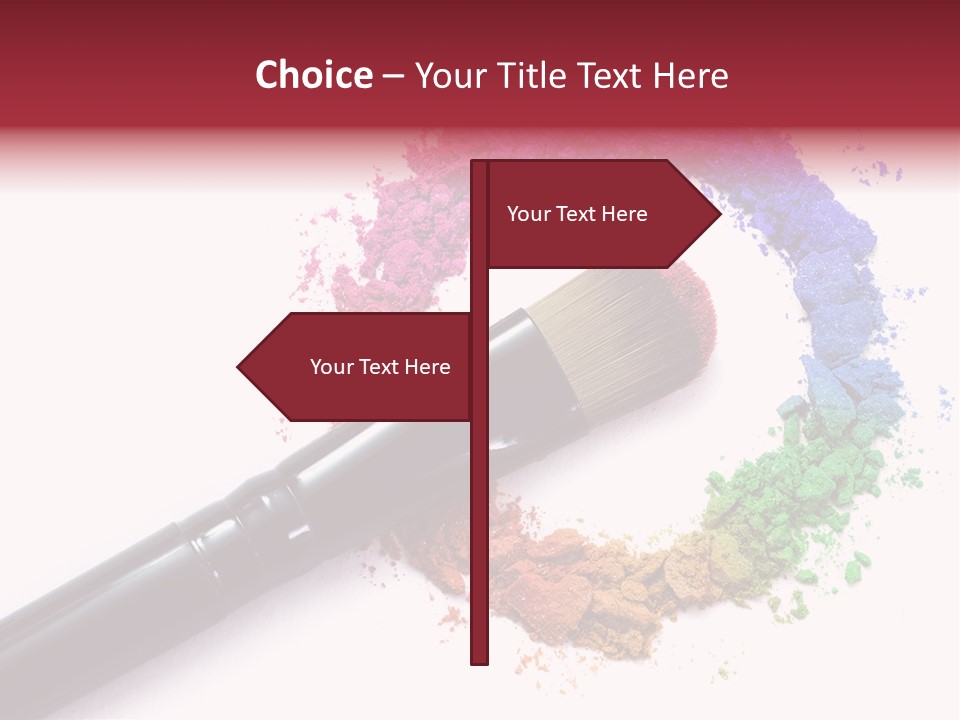 Face Professional White PowerPoint Template