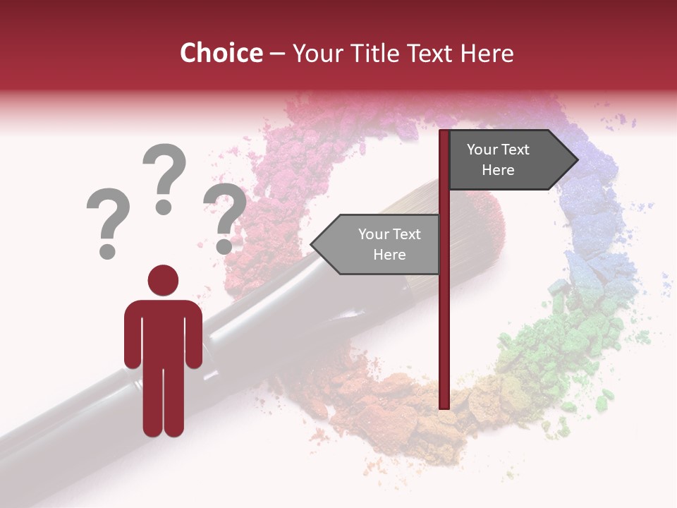 Face Professional White PowerPoint Template