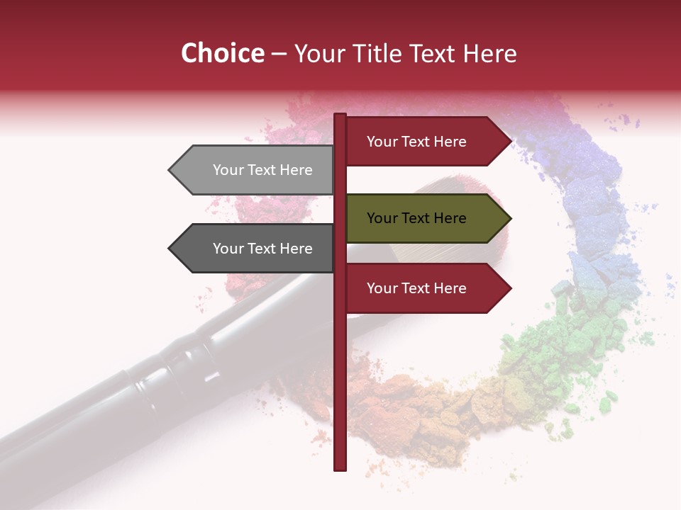 Face Professional White PowerPoint Template