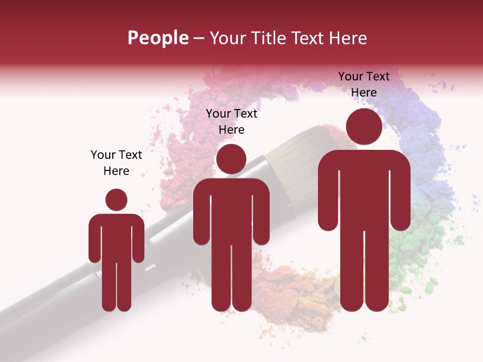 Face Professional White PowerPoint Template