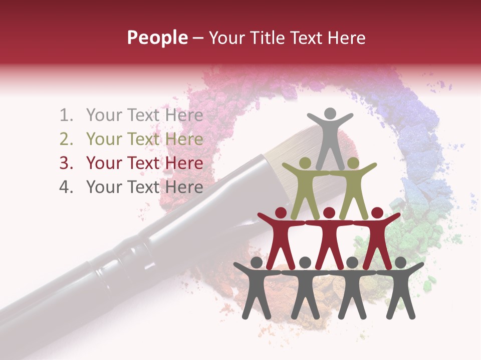 Face Professional White PowerPoint Template