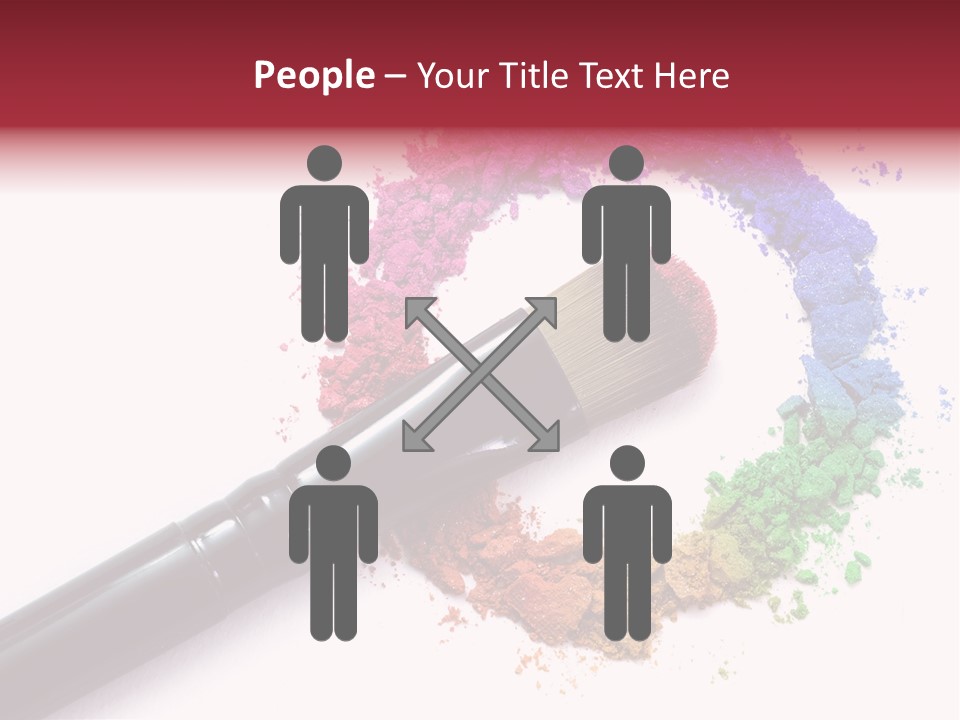 Face Professional White PowerPoint Template