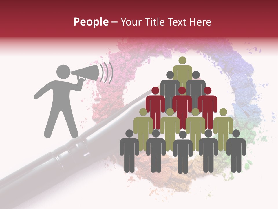 Face Professional White PowerPoint Template