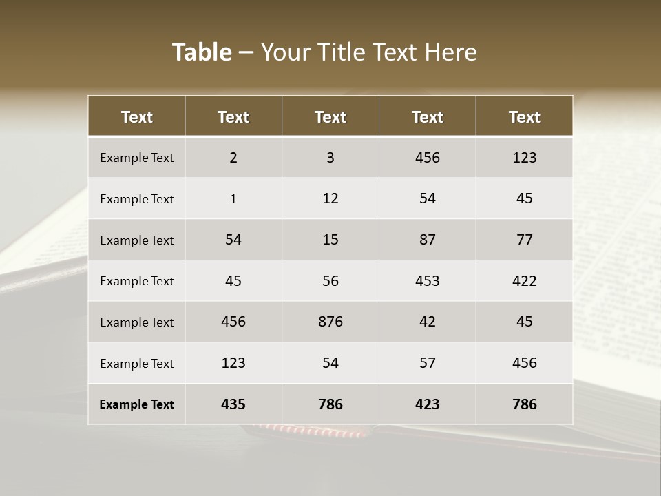 Symbol Law Brown PowerPoint Template