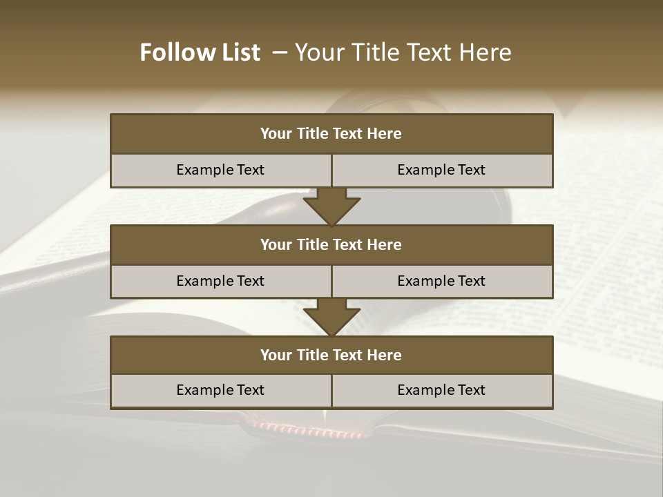 Symbol Law Brown PowerPoint Template