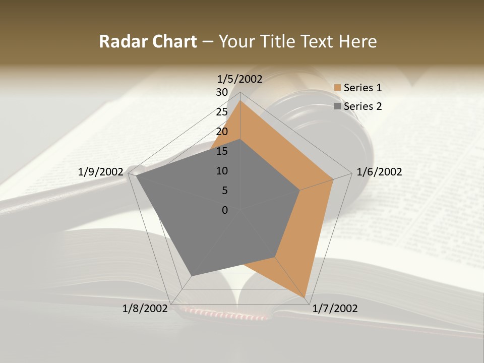 Symbol Law Brown PowerPoint Template