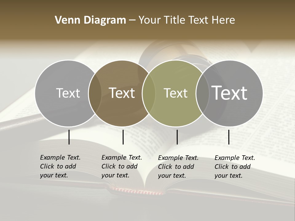 Symbol Law Brown PowerPoint Template