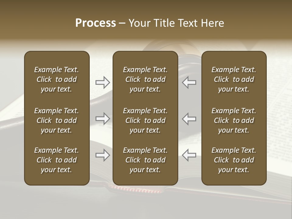 Symbol Law Brown PowerPoint Template