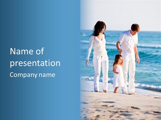 White Fun Portrait PowerPoint Template