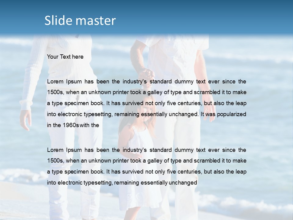 White Fun Portrait PowerPoint Template