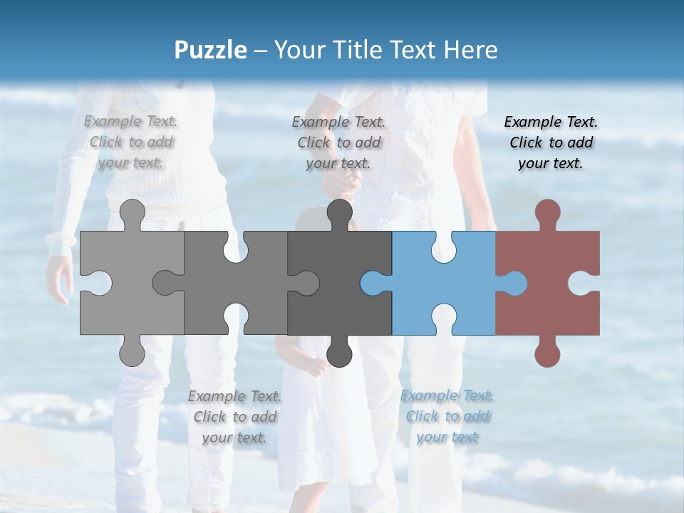 White Fun Portrait PowerPoint Template