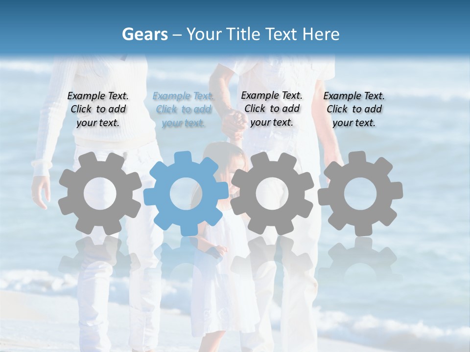 White Fun Portrait PowerPoint Template