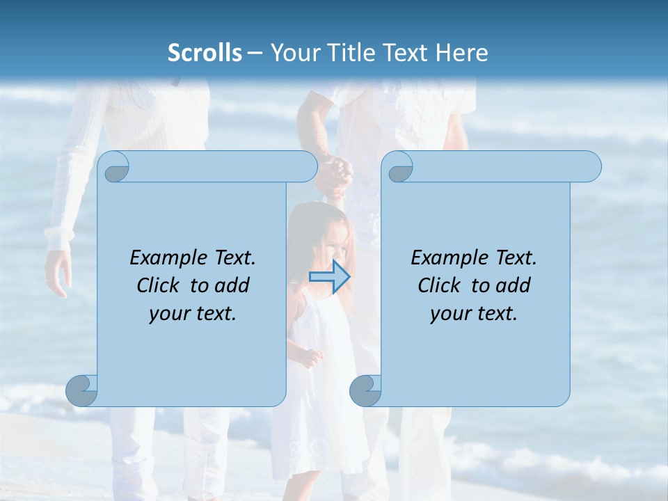 White Fun Portrait PowerPoint Template