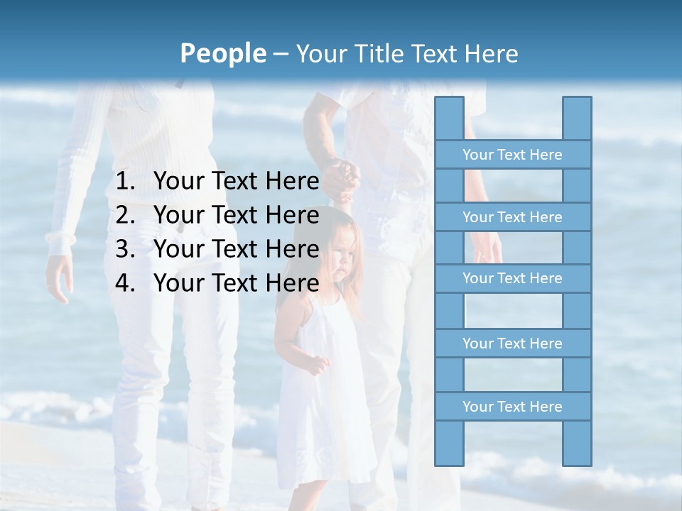 White Fun Portrait PowerPoint Template