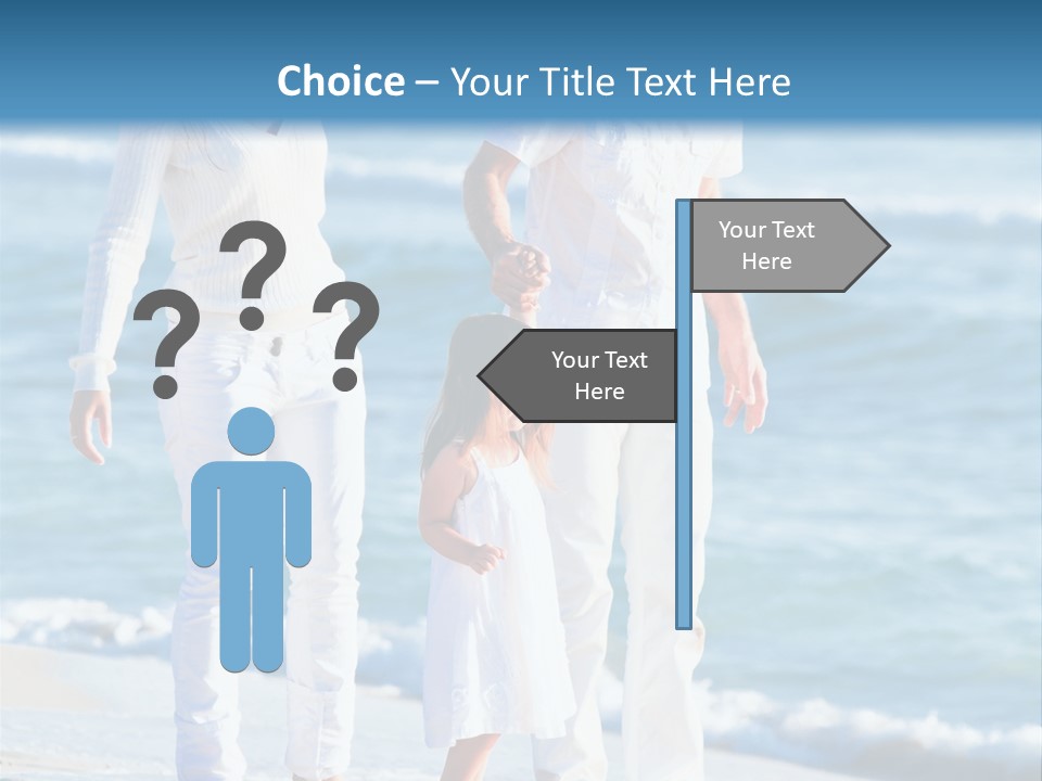 White Fun Portrait PowerPoint Template