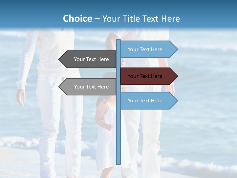 White Fun Portrait PowerPoint Template