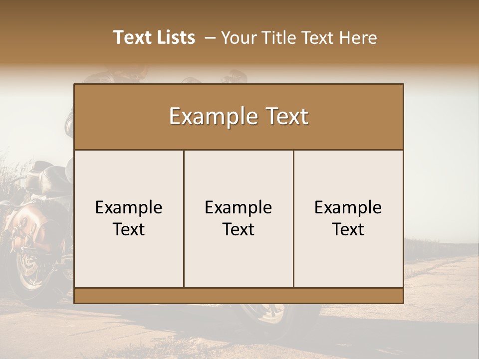 Close Table Symbol PowerPoint Template