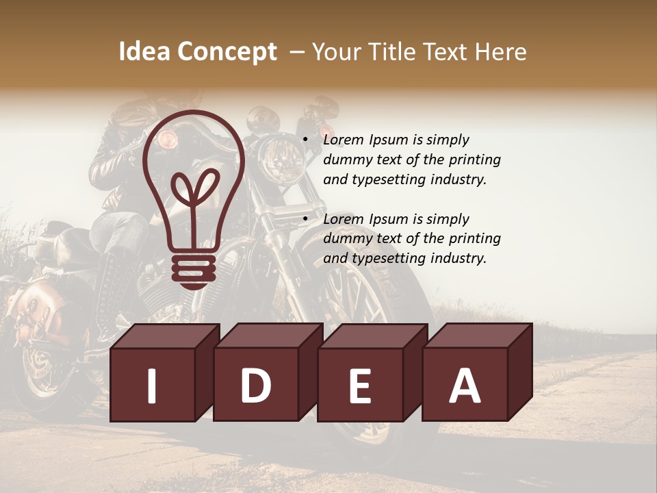 Close Table Symbol PowerPoint Template