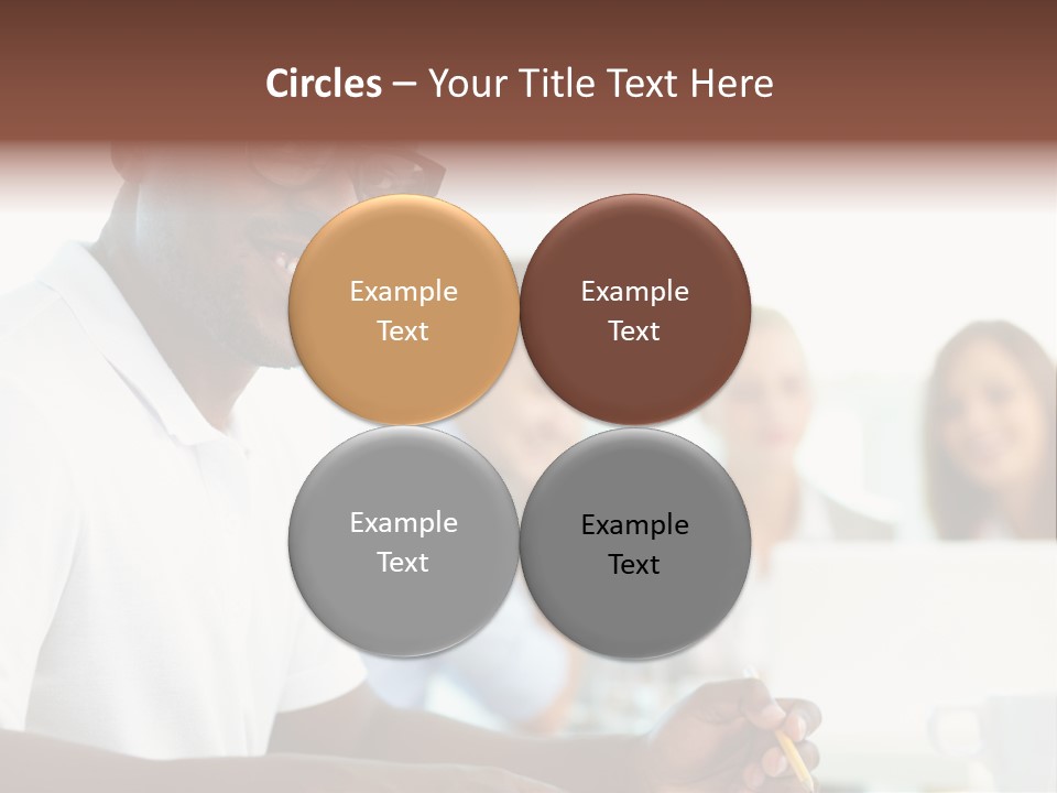 Casual Glance Female PowerPoint Template