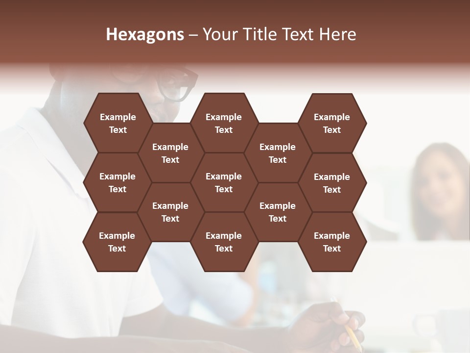 Casual Glance Female PowerPoint Template