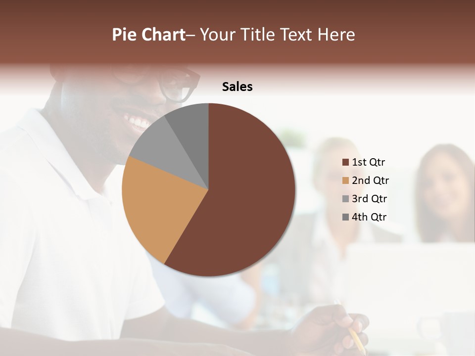 Casual Glance Female PowerPoint Template