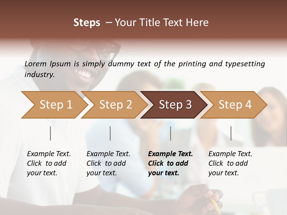 Casual Glance Female PowerPoint Template