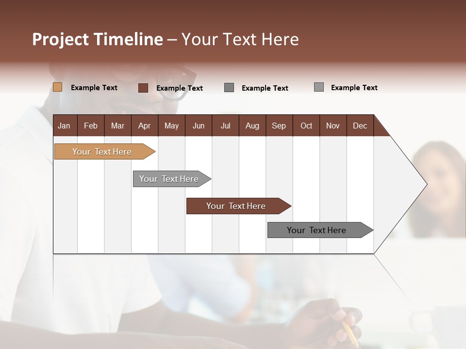 Casual Glance Female PowerPoint Template
