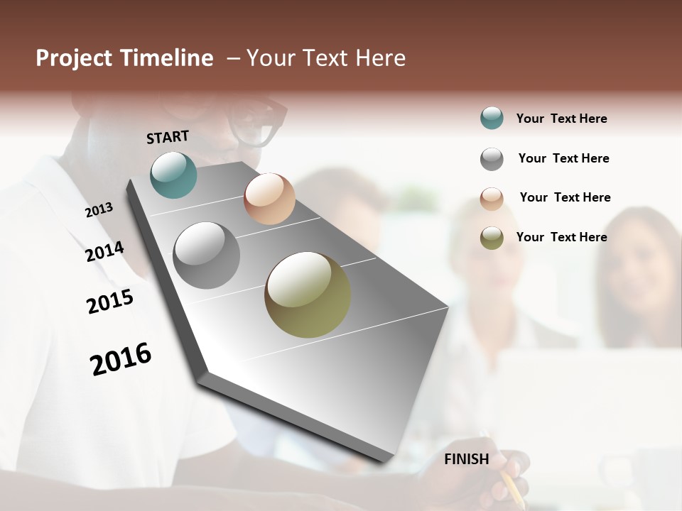 Casual Glance Female PowerPoint Template