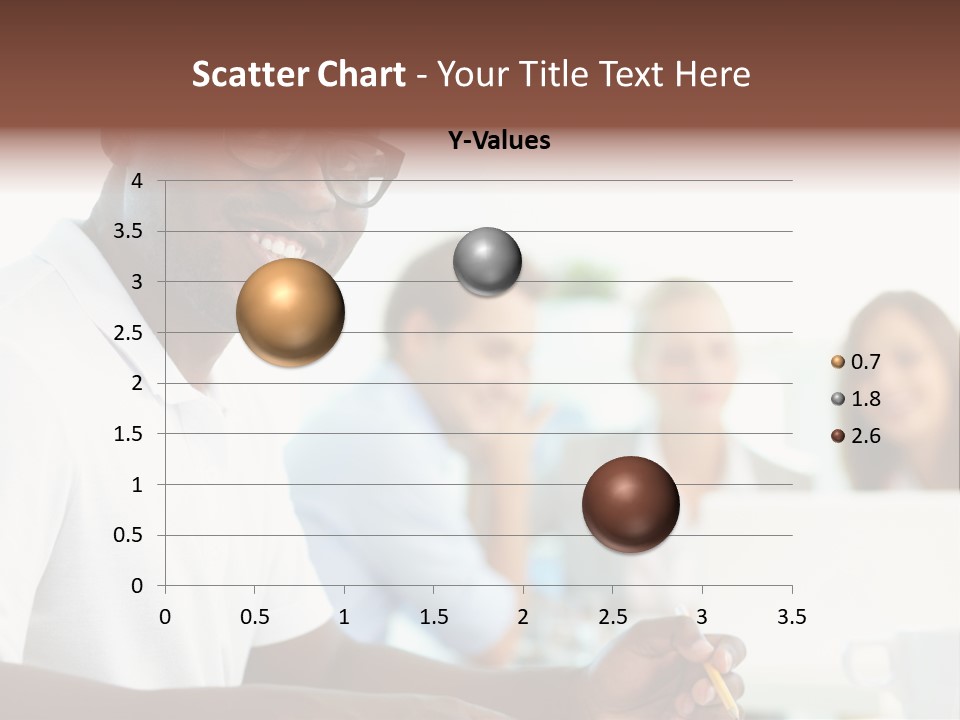 Casual Glance Female PowerPoint Template