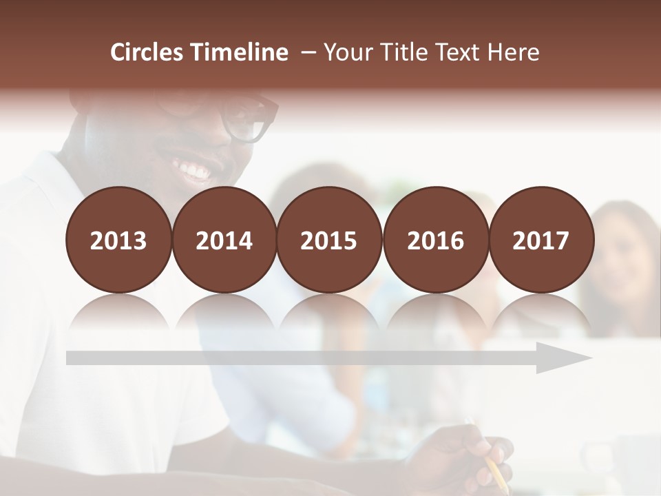 Casual Glance Female PowerPoint Template