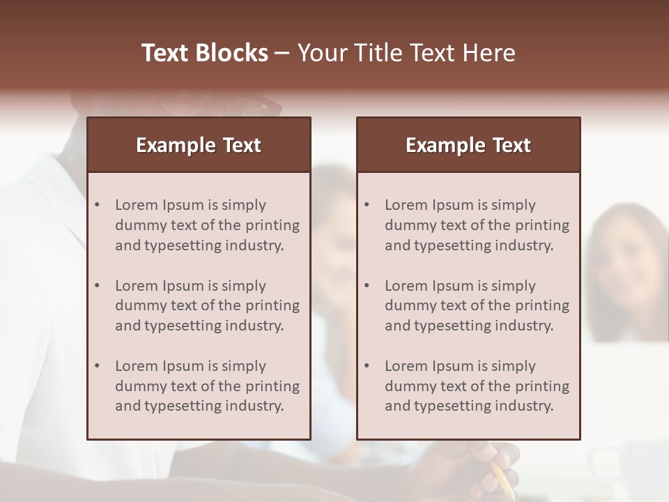 Casual Glance Female PowerPoint Template
