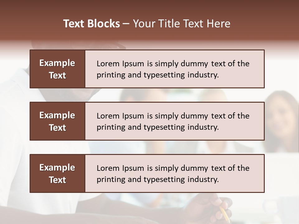 Casual Glance Female PowerPoint Template